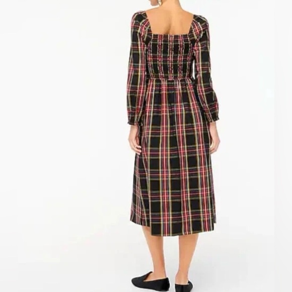 J. Crew Multicolor Plaid Dress - Size L - Picture 2 of 12